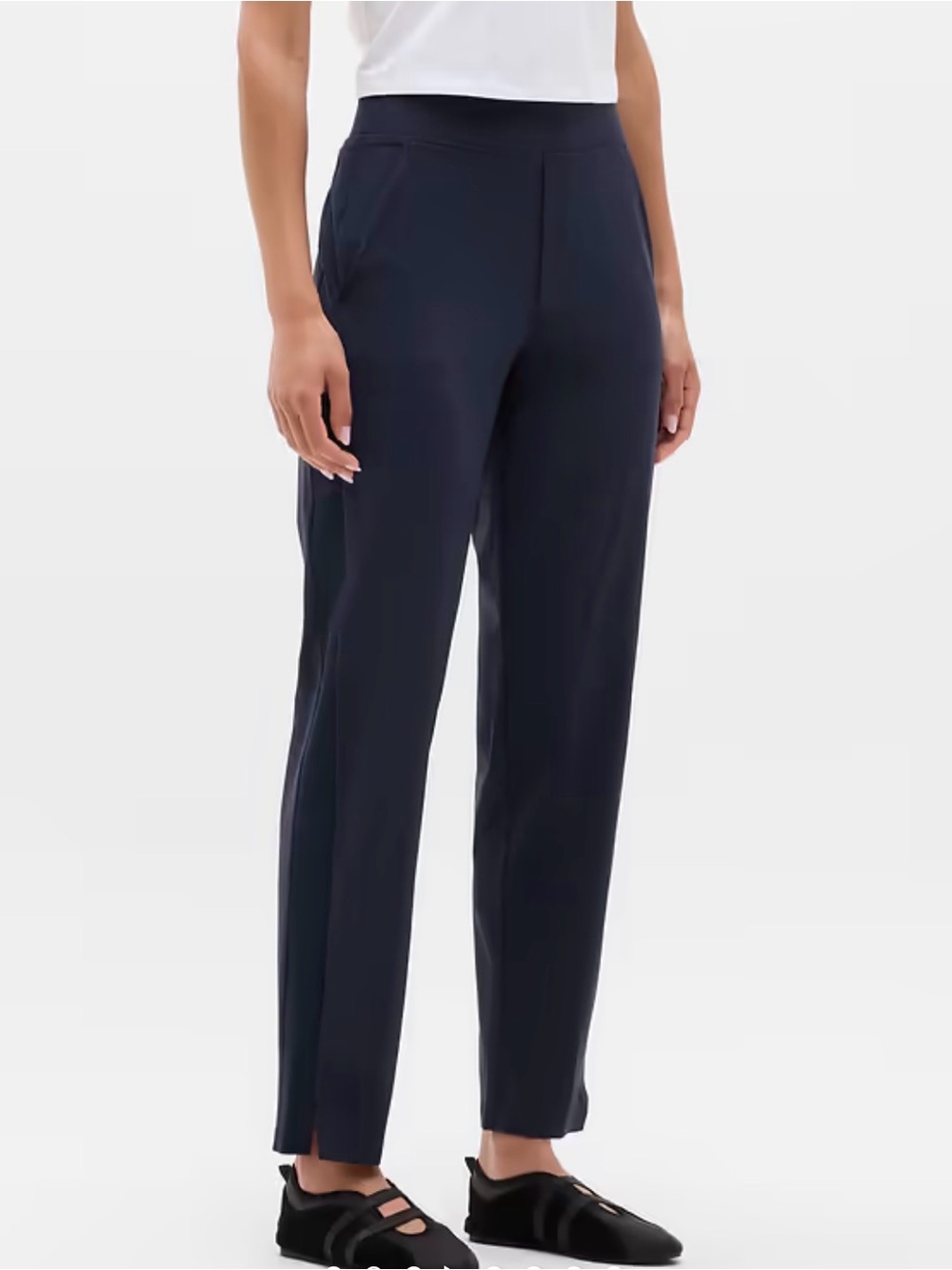 Athleta Navy Brooklyn Midrise Ankle Pant
